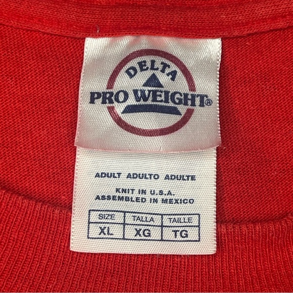 Y2K vintage bright red Martin Luther King. - Picture 4 of 4